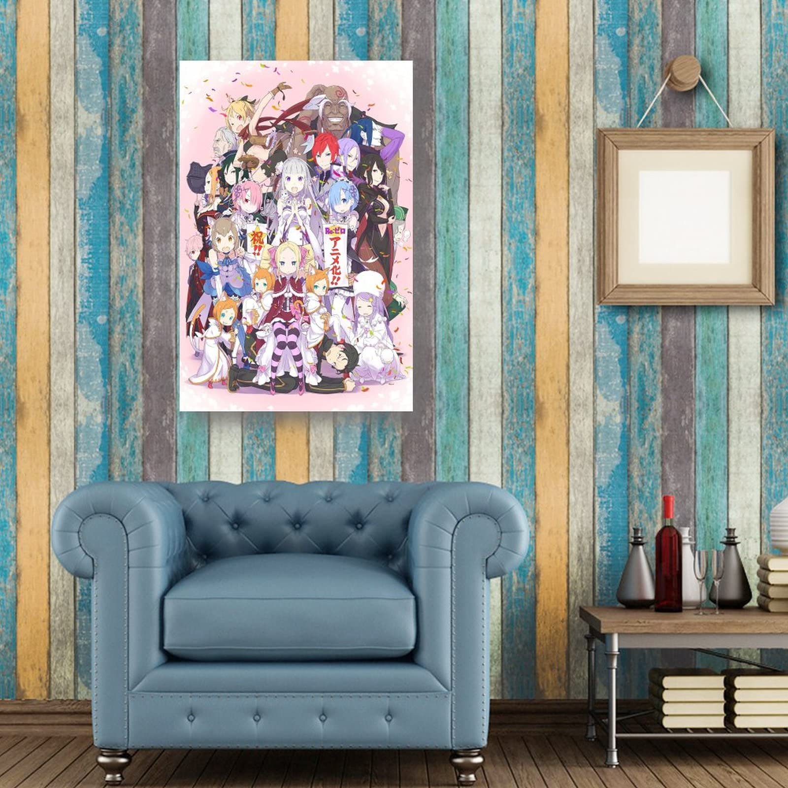 Amazon.co.jp: Reゼロ 人気アニメ キャラクター大集合 記念 ポスター